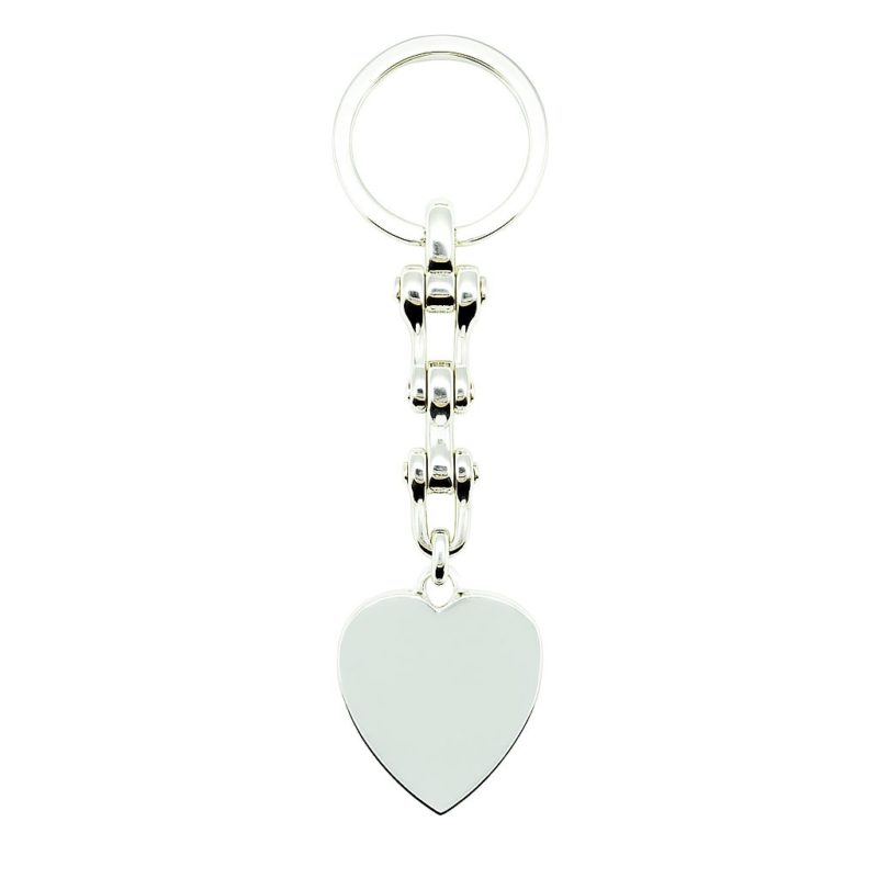 Portachiavi Cuore in Argento