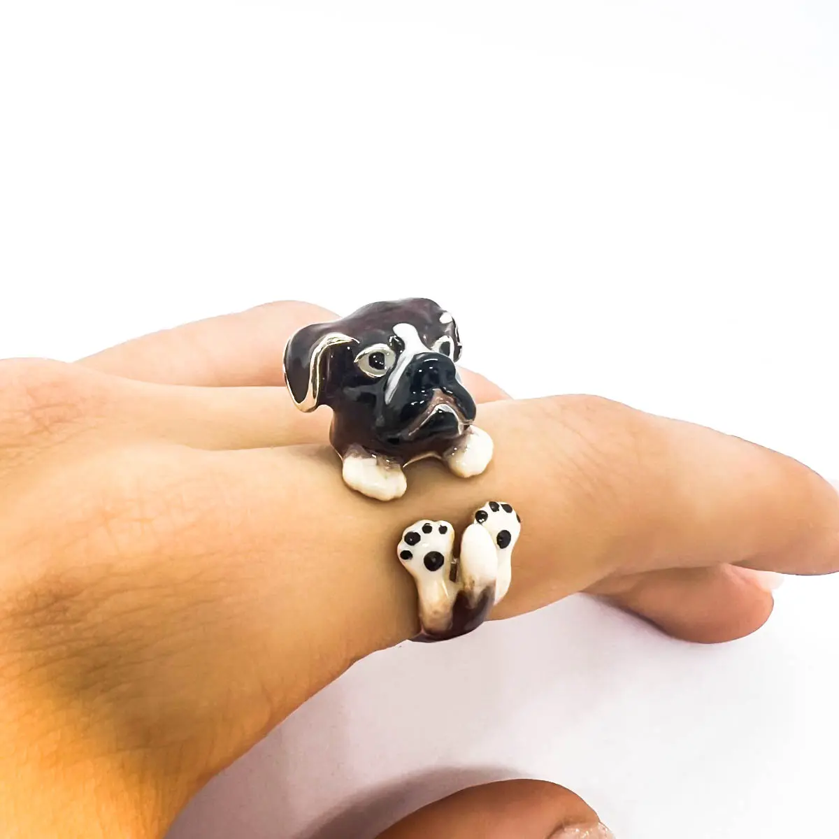 Anello Cane Boxer - immagine 2