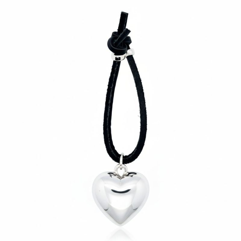 Portachiavi in Cuoio Cuore