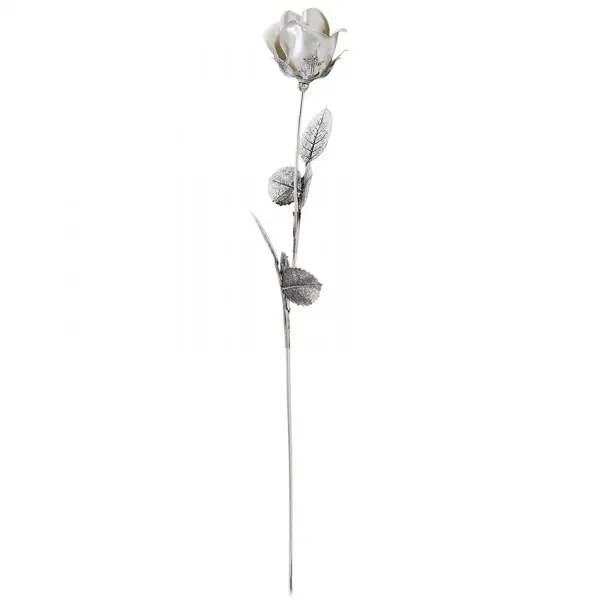 Fiore Rosa Ambra Petali Patinati