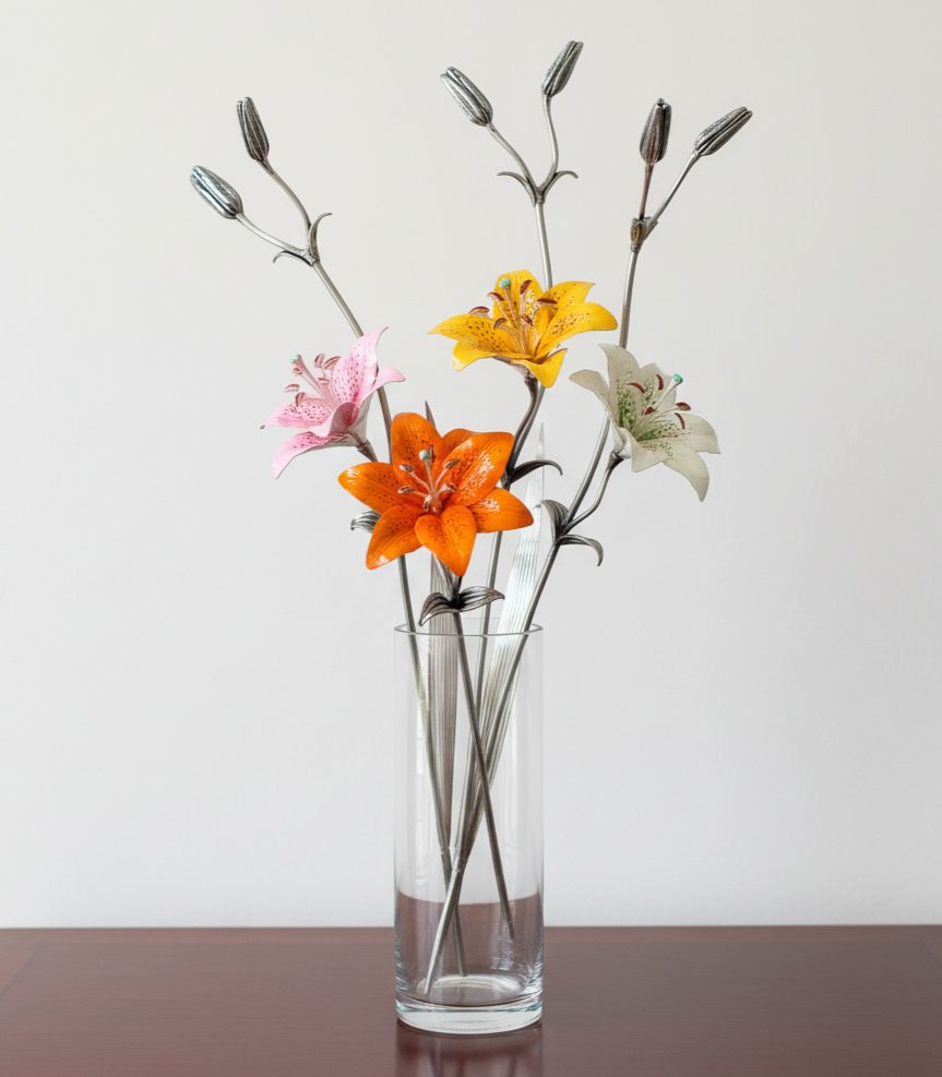 Lilium 1 fiore cm 48 - immagine 2