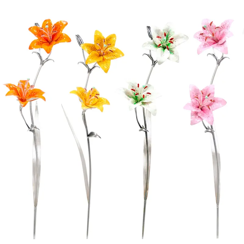 Lilium 2 fiori cm 48
