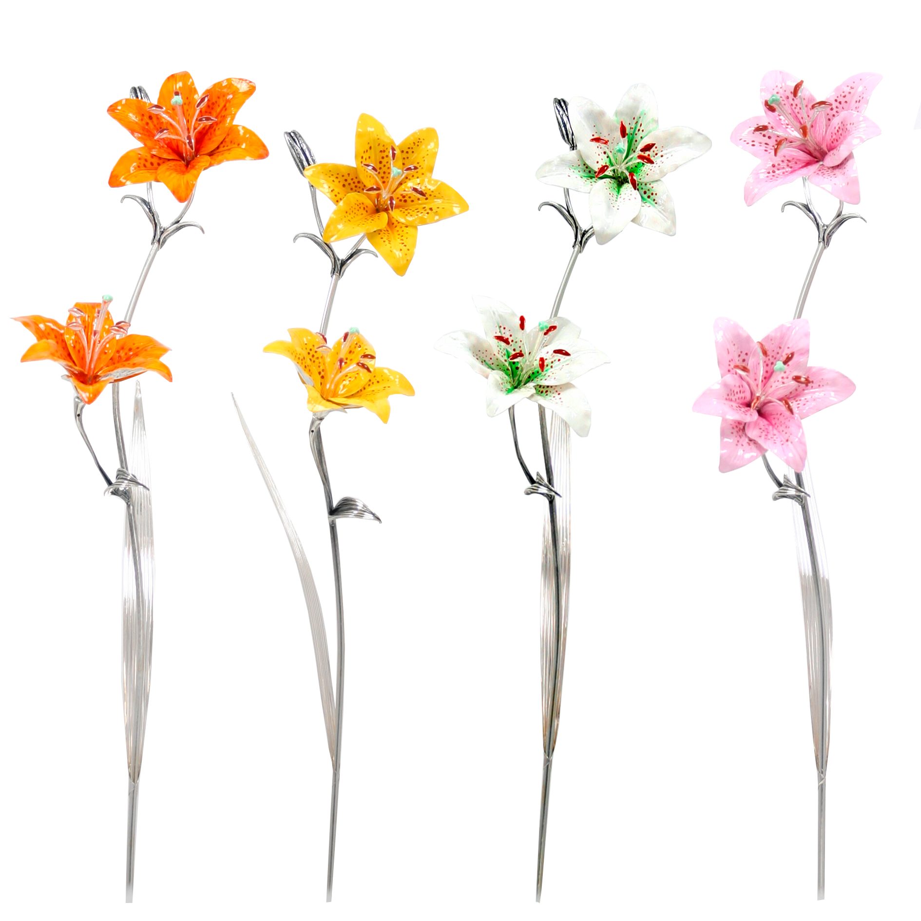 Lilium 2 fiori cm 48