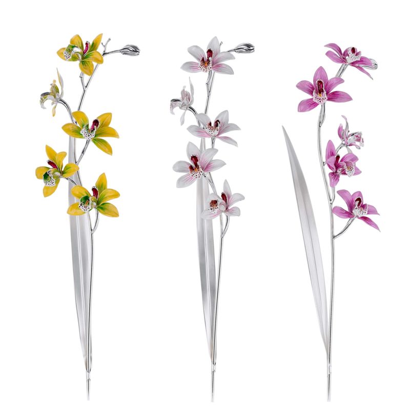 Orchidea Cymbidium 5 Fiori cm 44,50