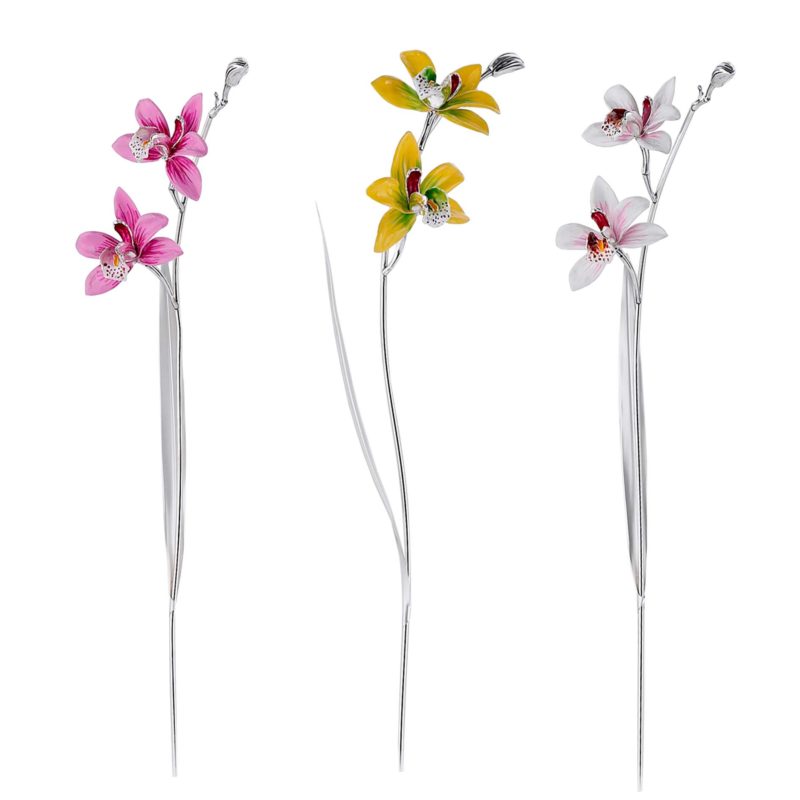 Orchidea Cymbidium 2 fiori cm 44,50